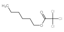 hexyl 2,2,2-trichloroacetate structure