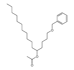 acetic acid 1-(benzylbutyl) undecanyl ester Structure