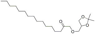 1-[(2,2-Dimethyl-1,3-dioxolan-4-yl)methoxy]-2-hexadecanone结构式