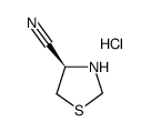 (R)-4-氰基噻唑烷盐酸盐结构式