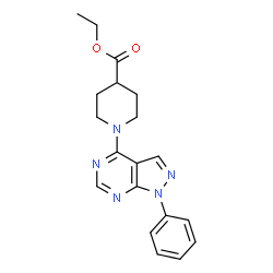 ethyl 1-(1-phenyl-1H-pyrazolo[3,4-d]pyrimidin-4-yl)piperidine-4-carboxylate picture