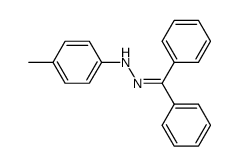 N-(4-methylphenyl) benzophenone hydrazone Structure