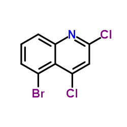 5-Bromo-2,4-dichloroquinoline Structure