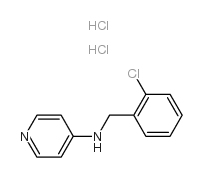 N-[(2-chlorophenyl)methyl]pyridin-4-amine,dihydrochloride Structure