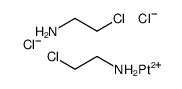 2-chloroethanamine,platinum(2+),dichloride Structure