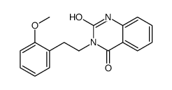 3-[2-(2-methoxyphenyl)ethyl]-1H-quinazoline-2,4-dione结构式