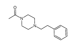 1-(4-phenethylpiperazin-1-yl)ethan-1-one Structure