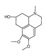 (8S,9aS)-5,6-dimethoxy-1-methyl-2,3,7,8,9,9a-hexahydrobenzo[de]quinolin-8-ol结构式