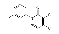 4,5-二氯-2-(3-甲苯基)哒嗪-3-酮图片