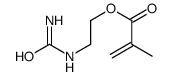 2-(carbamoylamino)ethyl 2-methylprop-2-enoate结构式