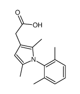 2-[1-(2,6-dimethylphenyl)-2,5-dimethylpyrrol-3-yl]acetic acid结构式
