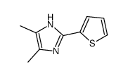 4,5-二甲基-2-(2-噻吩)-1H-咪唑结构式