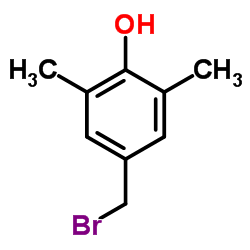 3,5-dimethyl-4-hydroxybenzyl bromide Structure