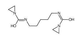 N-[5-(aziridine-1-carbonylamino)pentyl]aziridine-1-carboxamide Structure