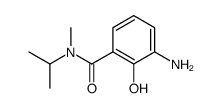 3-amino-2-hydroxy-N-methyl-N-propan-2-ylbenzamide structure