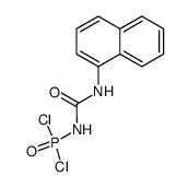 NAPHTHALEN-1-YLCARBAMOYLPHOSPHORAMIDIC DICHLORIDE结构式