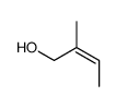 2-Buten-1-ol, 2-Methyl-, (2E)- structure