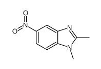 1,2-dimethyl-5-nitro-1H-benzimidazole结构式