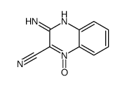 2-Quinoxalinecarbonitrile,3-amino-,1-oxide(9CI) structure