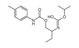 2-(propan-2-yloxycarbonylamino)butyl N-(4-methylphenyl)carbamate Structure