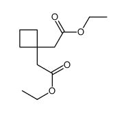 DIETHYL 2,2'-(CYCLOBUTANE-1,1-DIYL)DIACETATE Structure