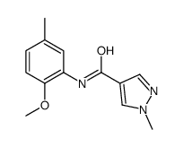 1H-Pyrazole-4-carboxamide,N-(2-methoxy-5-methylphenyl)-1-methyl-(9CI) picture