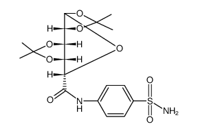 N4-[1,2:3,4-Diisopropyliden-D-galacturonyl-(1,5)]-sulfanilamid Structure