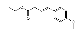 [(4-methoxybenzylidene)-amino]-acetic acid ethyl ester结构式
