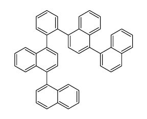 1-naphthalen-1-yl-4-[2-(4-naphthalen-1-ylnaphthalen-1-yl)phenyl]naphthalene结构式
