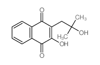 4-hydroxy-3-(2-hydroxy-2-methyl-propyl)naphthalene-1,2-dione picture