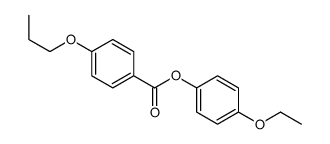 (4-ethoxyphenyl) 4-propoxybenzoate结构式