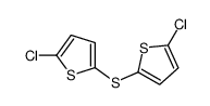 2-chloro-5-(5-chlorothiophen-2-yl)sulfanylthiophene结构式