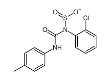 1-(2-Chlorophenyl)-3-(4-methylphenyl)-sulfonylurea结构式