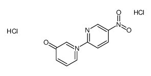 1-(5-nitropyridin-1-ium-2-yl)pyridin-1-ium-3-ol,dichloride Structure