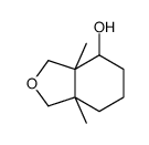 3a,7a-dimethyl-1,3,4,5,6,7-hexahydro-2-benzofuran-4-ol结构式