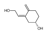((1Z),(5S))-2-(5-hydroxy-2-methylcyclohexylidene)-ethanol结构式