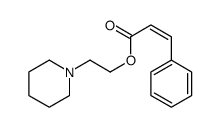 2-piperidin-1-ylethyl 3-phenylprop-2-enoate结构式