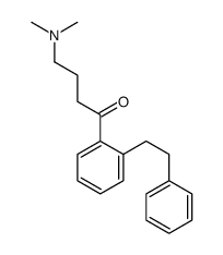4-DIMETHYLAMINO-1-(2-PHENETHYL-PHENYL)-BUTAN-1-ONE结构式