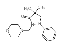 3-Pyrazolidinone,4,4-dimethyl-2-(4-morpholinylmethyl)-1-phenyl- picture