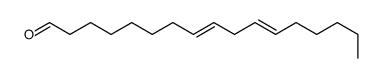 heptadeca-8,11-dienal Structure