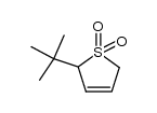 (+/-)-2-(tert-butyl)-2,5-dihydrothiophene 1,1-dioxide Structure