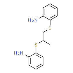2,2'-[(1-methylethylene)bis(thio)]dianiline结构式