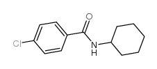 Benzamide,4-chloro-N-cyclohexyl- structure