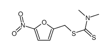 (5-nitrofuran-2-yl)methyl N,N-dimethylcarbamodithioate结构式