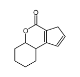 5a,6,7,8,9,9a-hexahydro-3H-cyclopenta[c]chromen-4-one结构式