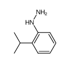 Hydrazine, [2-(1-methylethyl)phenyl]- (9CI) structure