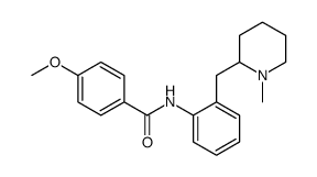 4-methoxy-N-[2-[(1-methylpiperidin-2-yl)methyl]phenyl]benzamide Structure