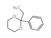 1,3-Dioxane,2-ethyl-2-phenyl- structure
