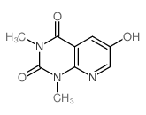 6-Hydroxy-1,3-dimethylpyrido(2,3-d)pyrimidine-2,4(1H,3H)-dione Structure