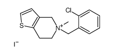 N-Methyl Ticlopidine Iodide Structure